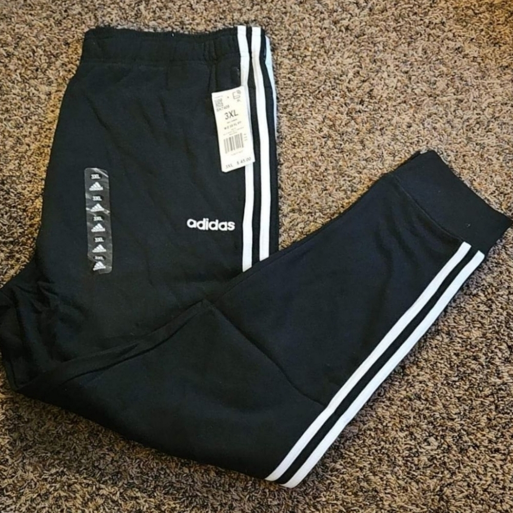 Adidas Black Track Pants - Picture 1 of 1